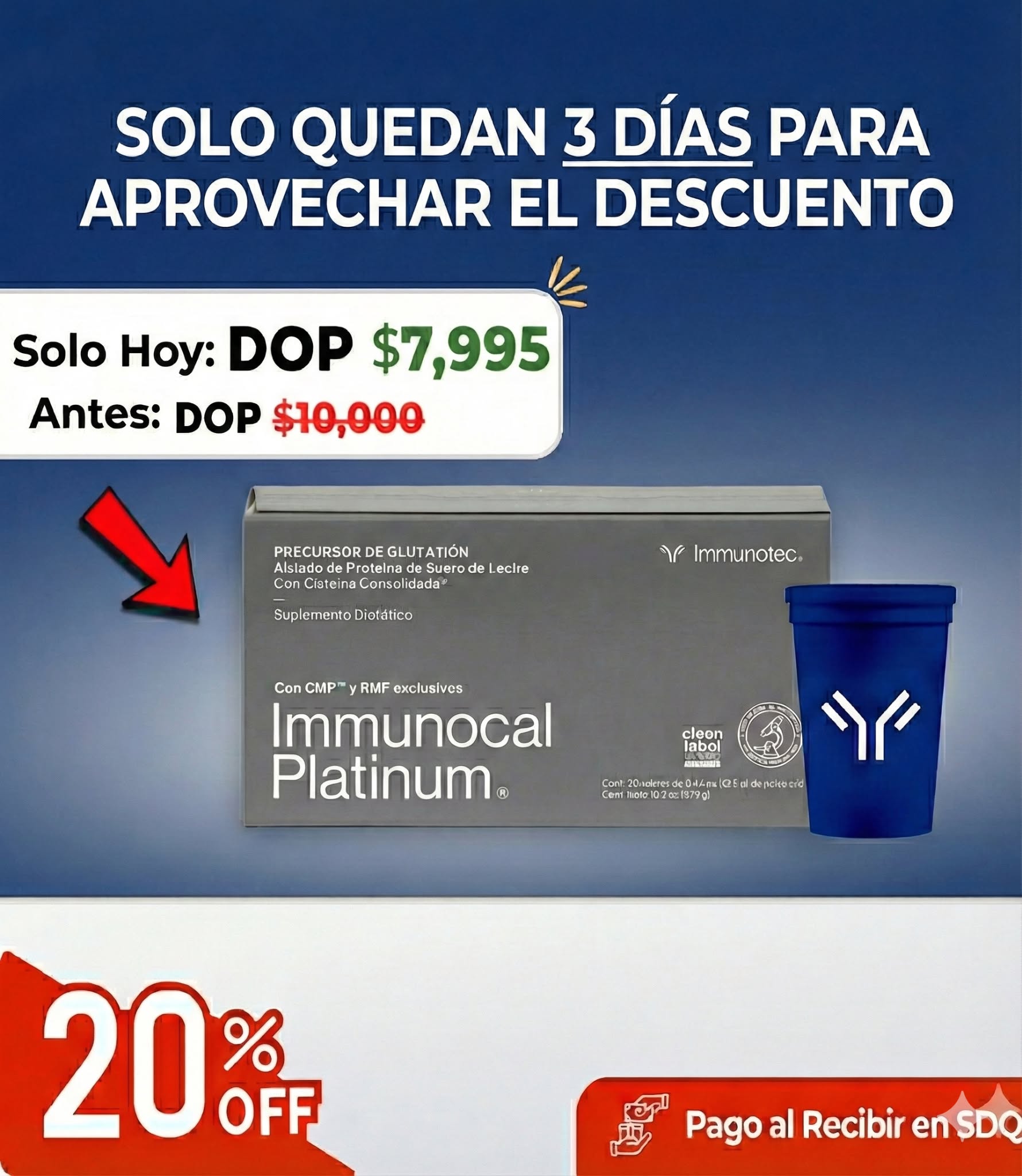 Immunocal Platinum 20% OFF